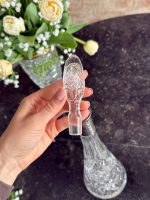 Kristāla karafe ar sudrabu — Art Deco stilā (Antique Crystal Decanter with Silver) (6630) - Image 4