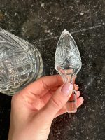 Kristāla karafe ar sudrabu — Art Deco stilā (Antique Crystal Decanter with Silver) (6629) - Image 4