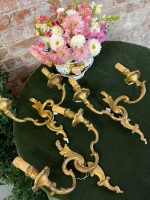 Bronzas, sienas bra, lampas, 3 gab (2555) - Image 3