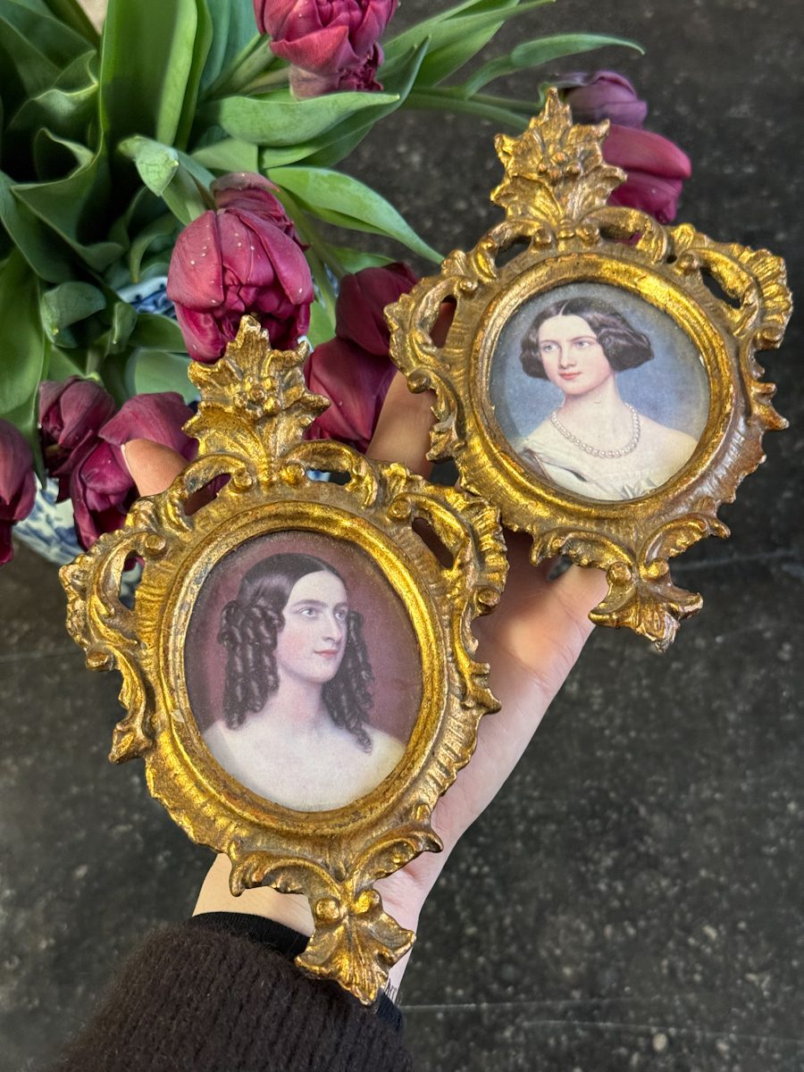 IMG_8772 antique mini portrait miniatures gold frames pair