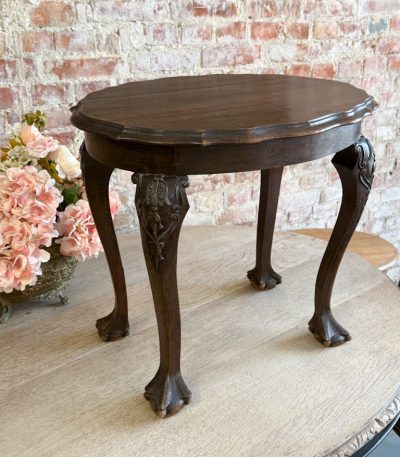 Lille mahognibord i Chippendale-stil (5698)