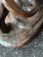 Løveskulptur i terrakotta – Armand Fagotto, animallisme, ca. 1900–1920 - Bilde 2