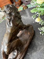 Løveskulptur i terrakotta – Armand Fagotto, animallisme, ca. 1900–1920 - Bilde 10