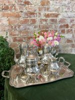 antique silver plated tea service