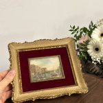 Miniatūra Glezniņa ar Venēcijas Skatu, Viegla Pēc Svara (5328)