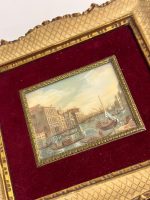 Miniatūra Glezniņa ar Venēcijas Skatu, Viegla Pēc Svara (5328) - Image 3