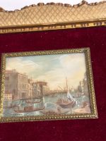 Miniatūra Glezniņa ar Venēcijas Skatu, Viegla Pēc Svara (5328) - Image 6