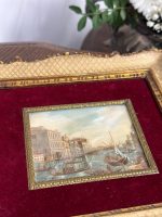 Miniatūra Glezniņa ar Venēcijas Skatu, Viegla Pēc Svara (5328) - Image 8