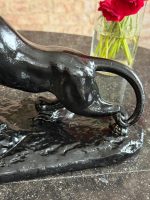 Art Deco Black Lion Figure (7065) - Image 5