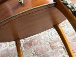 Antique wooden side table with drawer and bronze details — Louis XV style (6485) - Image 16