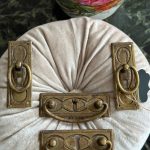 Art Deco Maza Izmēra Rokturi, Viegli Pēc Svara, 4gab (4141)