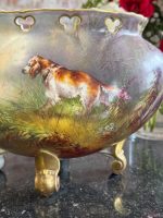 Painted porcelain cachepot with hunting motif — Neo-Rococo style (7066) - Image 5