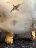 Painted porcelain cachepot with hunting motif — Neo-Rococo style (7066) - Image 15