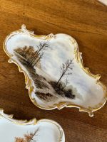 2gab mazi, porcelāna šķīvīši uzkodām ar dabas skatiem (5877) - Image 3
