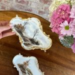 2gab mazi, porcelāna šķīvīši uzkodām ar dabas skatiem (5877)