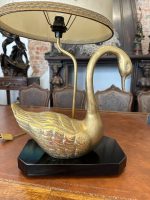 Galda Lampa ar Misiņa Gulbja Figūru, Vdēja Lieluma (4159) - Image 6