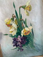 maza izmēra glezniņa ar pavasara ziediem, viegla pēd svara (5876) - Image 6