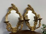 Wall Sconces with Mirrors, Mid-Size, 2pcs (5342) - Image 2