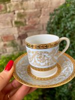 Porcelāna krūzīte ar šķīvīti, "Limoge", maza izmēra (2709) - Image 2