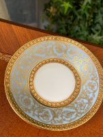 Porcelāna krūzīte ar šķīvīti, "Limoge", maza izmēra (2709) - Image 9