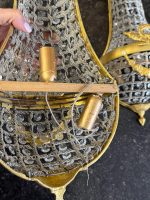 Snygg vägglampa, liten storlek, plats för 2 glödlampor vardera (6431) - Bild 10
