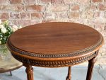 Salona Galdiņš ar Grebtu Frīzi un Cannage Plauktu — Luija XVI Stils, Francija, ap 1880–1900 (6592) - Image 4