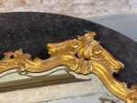 Grezns Antīka Stila Sienas Spogulis ar Fasetu Zeltītā Rokoko Rāmī (antique gold bevelled wall mirror) — Spoguļu un interjera māksla, (6427) - Image 12