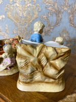 Porcelāna figūru trauciņi ar smalku detalizāciju, maza izmēra, 2 gab (372) - Image 4