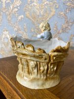 Porcelāna figūru trauciņi ar smalku detalizāciju, maza izmēra, 2 gab (372) - Image 8