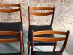 Set of 6 Teak Dining Chairs — Scandinavian Design, France, c. 1960–1970 (6605) - Image 7