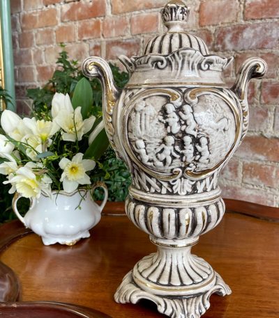 Mellem vase med låg (3132)