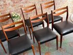 Set of 6 Teak Dining Chairs — Scandinavian Design, France, c. 1960–1970 (6605) - Image 3