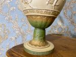 Lielas porcelāna vāzes, bēšā, zaļā un zelta krāsā, 2 gab (377) - Image 10