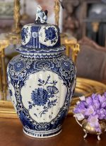"Delft" vāze ar vāku, liela izmēra (2488) - Image 3