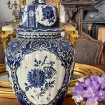 "Delft" vāze ar vāku, liela izmēra (2488)
