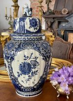 "Delft" vāze ar vāku, liela izmēra (2488)