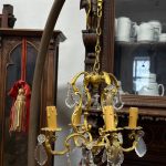 Griestu Lampa ar Kristāliem, 4 Spuldzes, Neliela Izmēra (5265)
