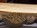 Metal Coffee Table with Onyx Top, Medium Size, Top Glued from Two Parts (6226) - Image 19