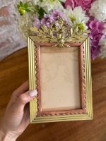 Lille fotoramme i bronze/kobber (5986)