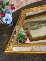Vidēji liela izmēra spogulis ar novecinātu spoguļa rāmi (6437) – Bild 17
