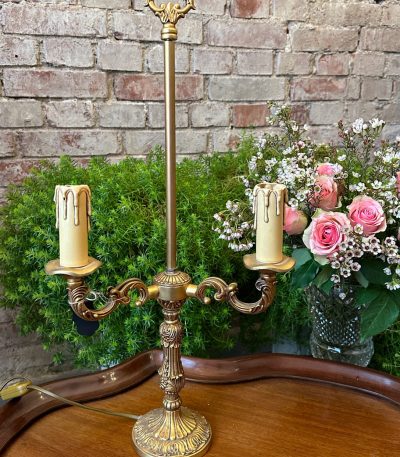 Bordlampe med 2 pærer (3755)
