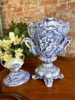 Zilas krāsas vāze ar vāku, vidēja izmēra (3131) - Image 2