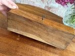 Antique Hand Painted Wooden Box with Lock and Key - Inlaid Style (5988) - Image 10