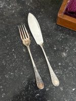 Antique Fish Cutlery Set for 12 Persons in Original Wooden Box - Goulding Plymouth (6583) - Image 10