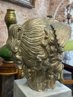 Set — Bronzefigur ''Medusa'' in Silberton + Betonsäule/Sockel (6314) – Bild 15