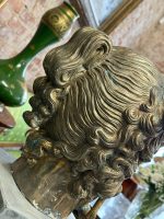 Set — Bronzefigur ''Medusa'' in Silberton + Betonsäule/Sockel (6314) – Bild 16