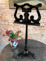 Elegant black wooden music stand — Louis XVI (Classical) style, (6435) - Image 6