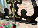 Elegant black wooden music stand — Louis XVI (Classical) style, (6435) - Image 7