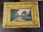 Medium-sized paintings with landscape, lightweight, available as a set of 2 (6436) - Image 4