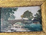 Medium-sized paintings with landscape, lightweight, available as a set of 2 (6436) - Image 5